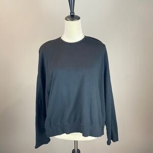 Frankie Shop Sweatshirt Women's Size S Black 100% Cotton